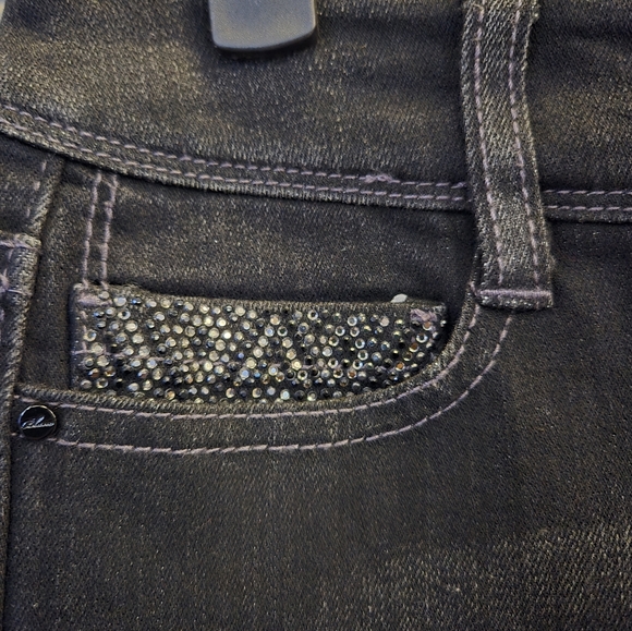 White House Black Market "Diamonds Are Forever" Bootcut Jeans - Size 0 Regular - Picture 3 of 8